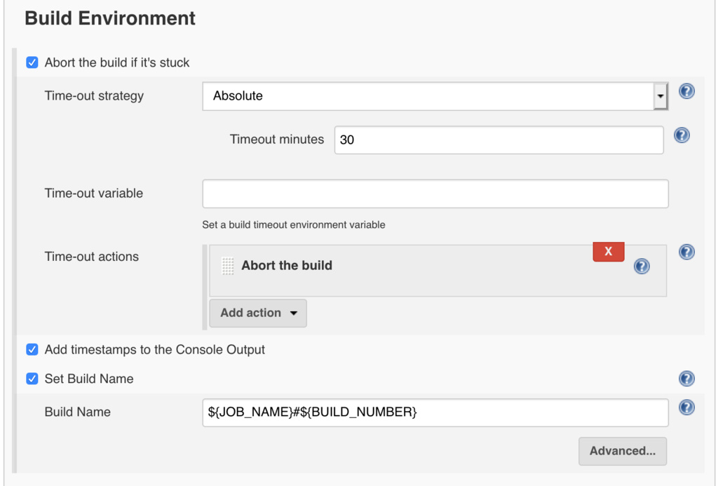 Jenkins Build Env